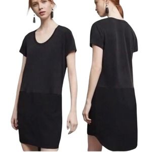 Dolan Left Coast Collection Loren Anthropologie Black Boxy Tunic Dress Medium